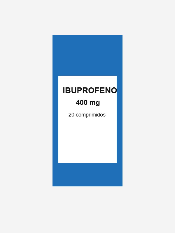 Ibuprofeno 400 mg 20 Comprimidos